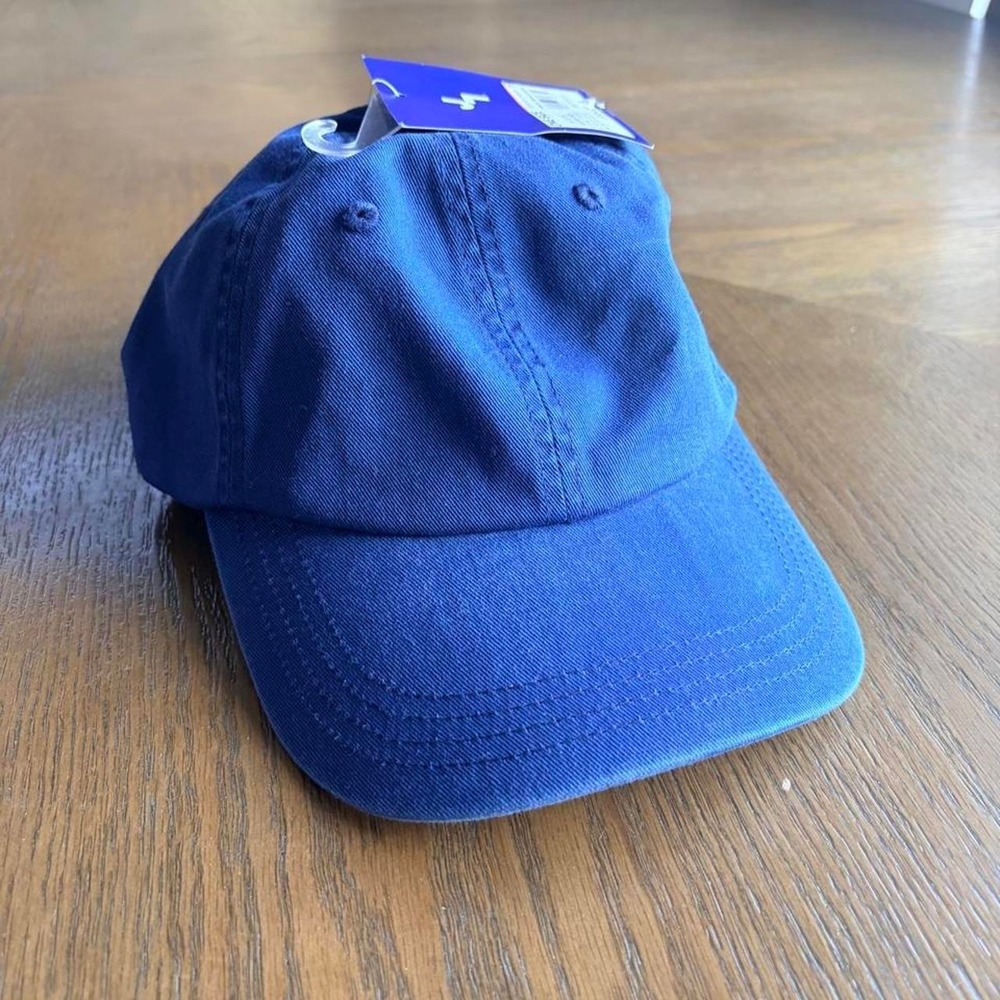 JoyLab Women Blue Cotton Adjustable Baseball Cap Hat OSFM New